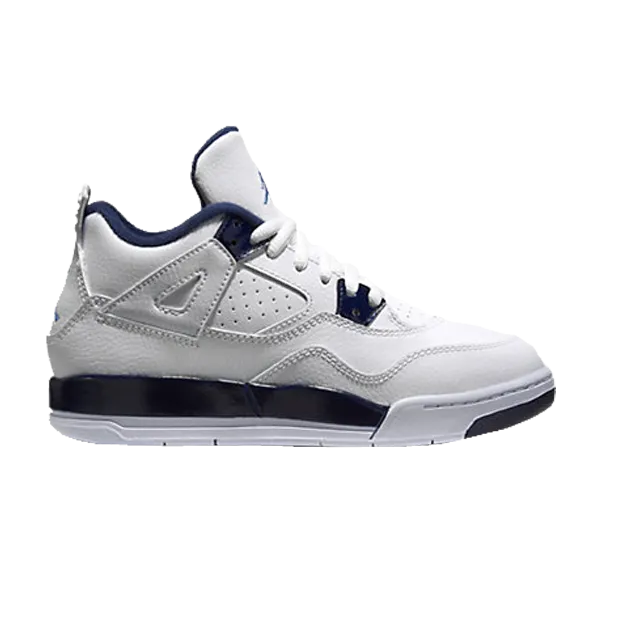 Air Jordan 4 Retro LS PS 'Columbia' Sneakers, White