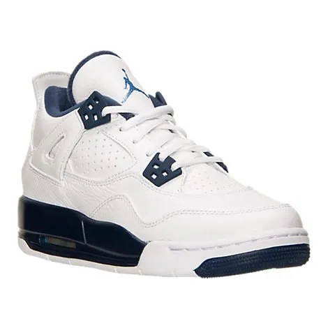 Air Jordan 4 Retro LS PS 'Columbia' Sneakers, White