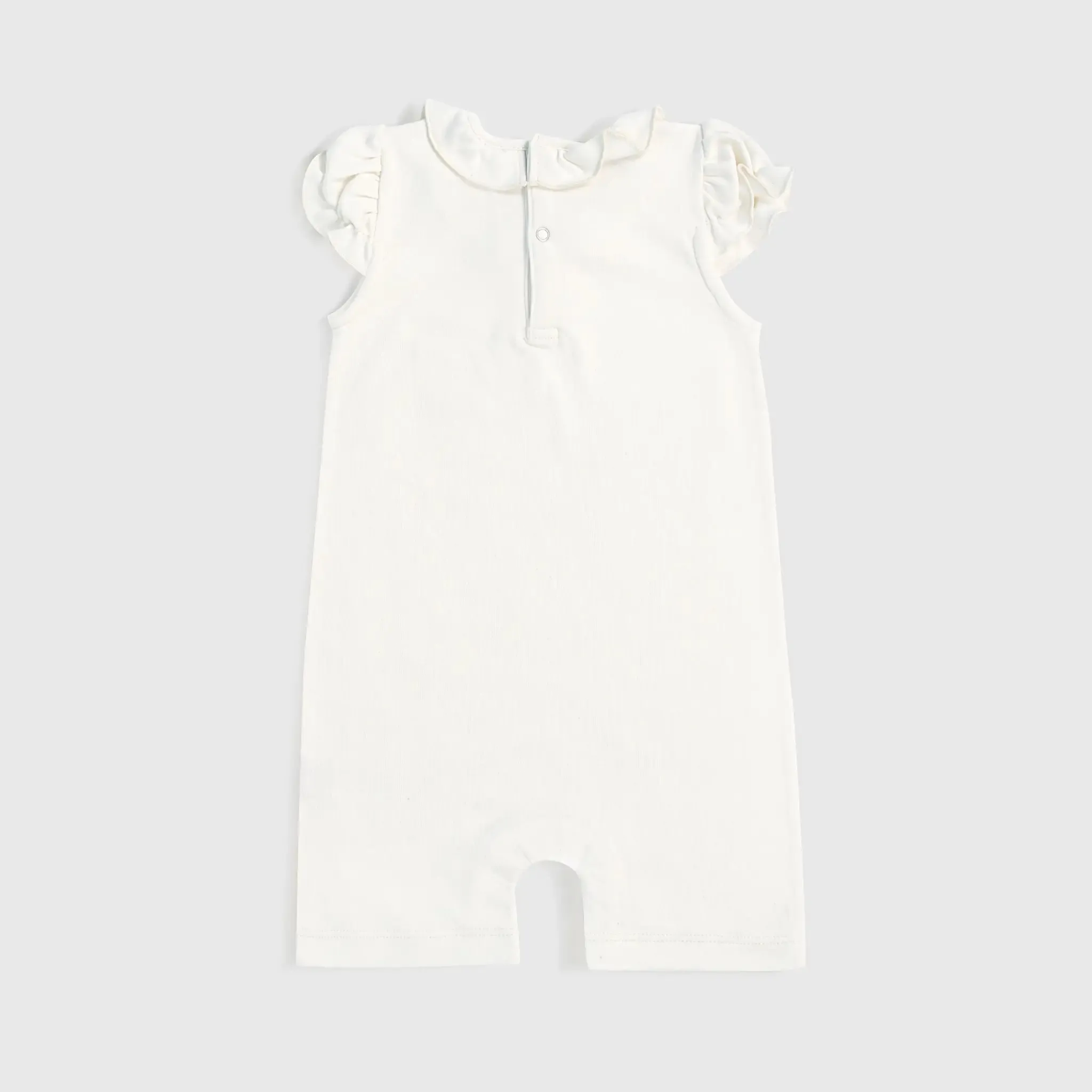 Baby Girl Organic Pima Cotton Sleeveless Romper