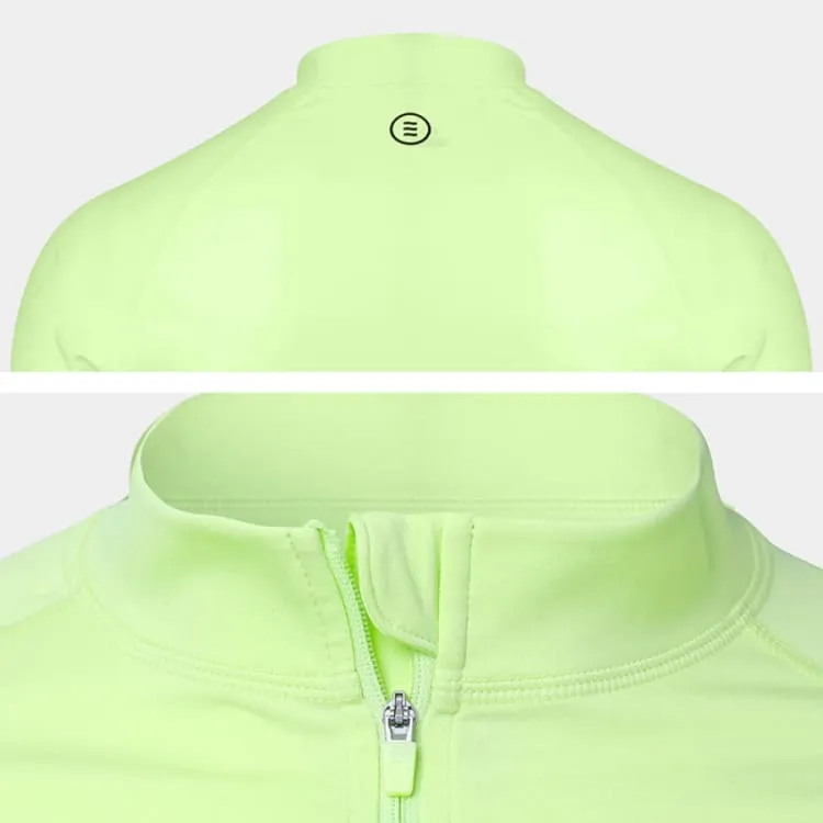 Barrel Men Essential Relax ZipUp Rashguard-LIME