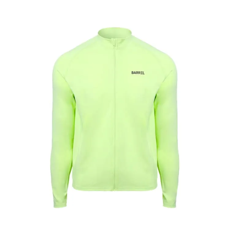 Barrel Men Essential Relax ZipUp Rashguard-LIME