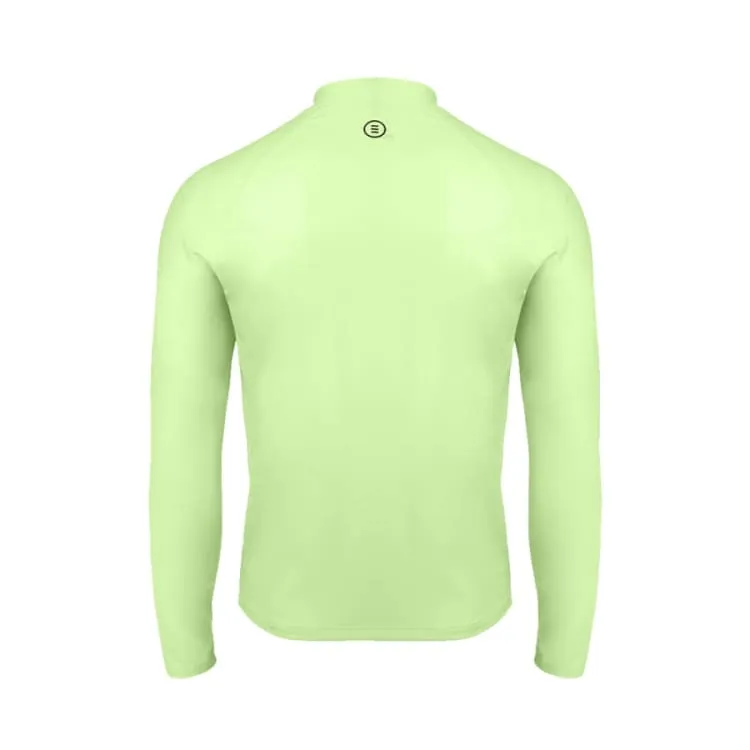 Barrel Men Essential Relax ZipUp Rashguard-LIME