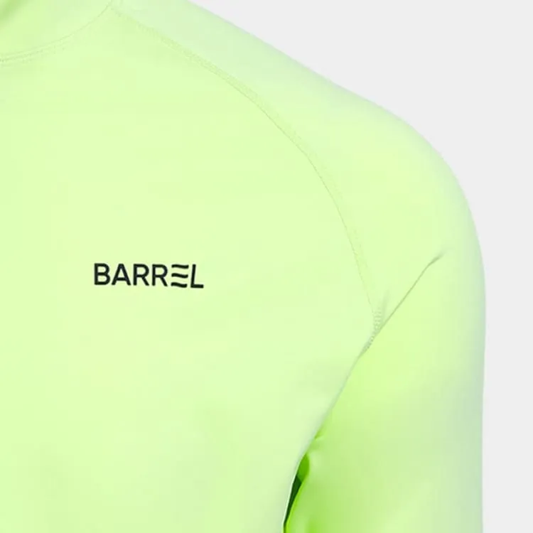 Barrel Men Essential Relax ZipUp Rashguard-LIME