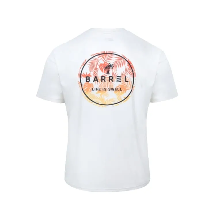 Barrel Men Sunset S/S Rashguard-WHITE