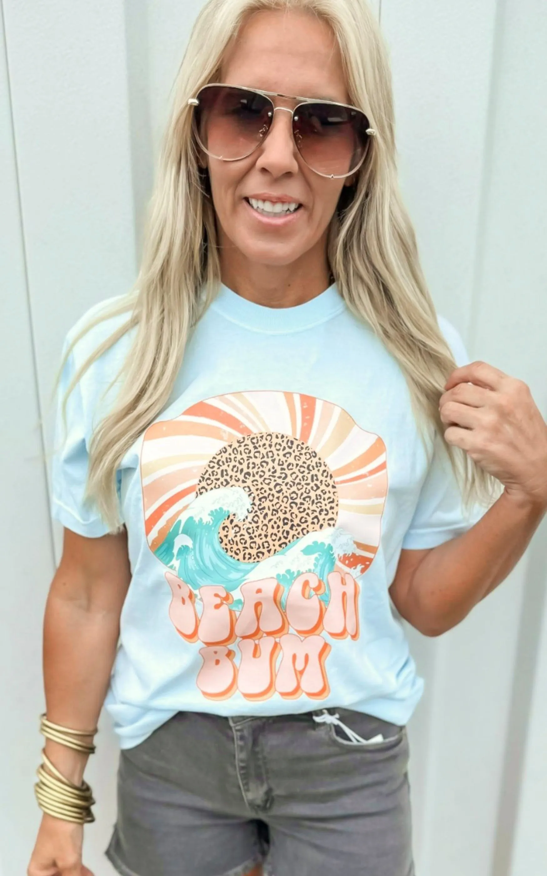 Beach Bum Garment Dyed Graphic T-shirt