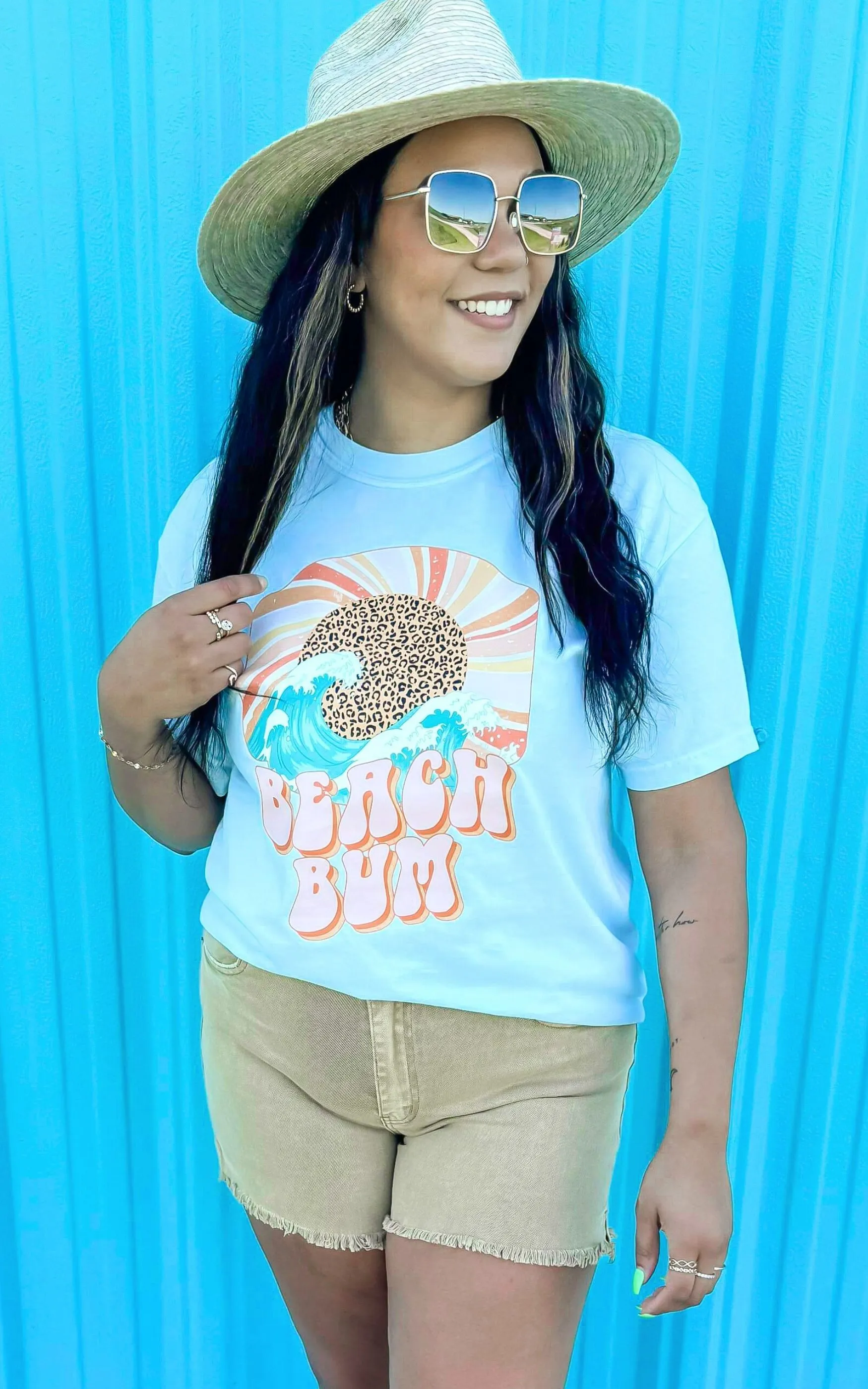 Beach Bum Garment Dyed Graphic T-shirt