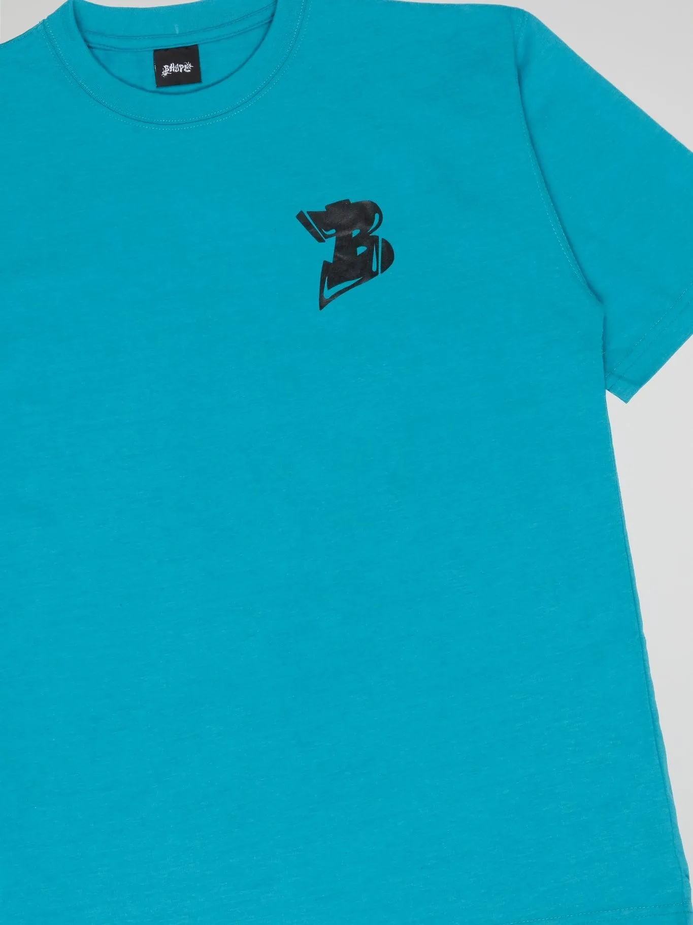 Bhype Society - Bhype Logo Essentials Turquoise Blue T-shirt