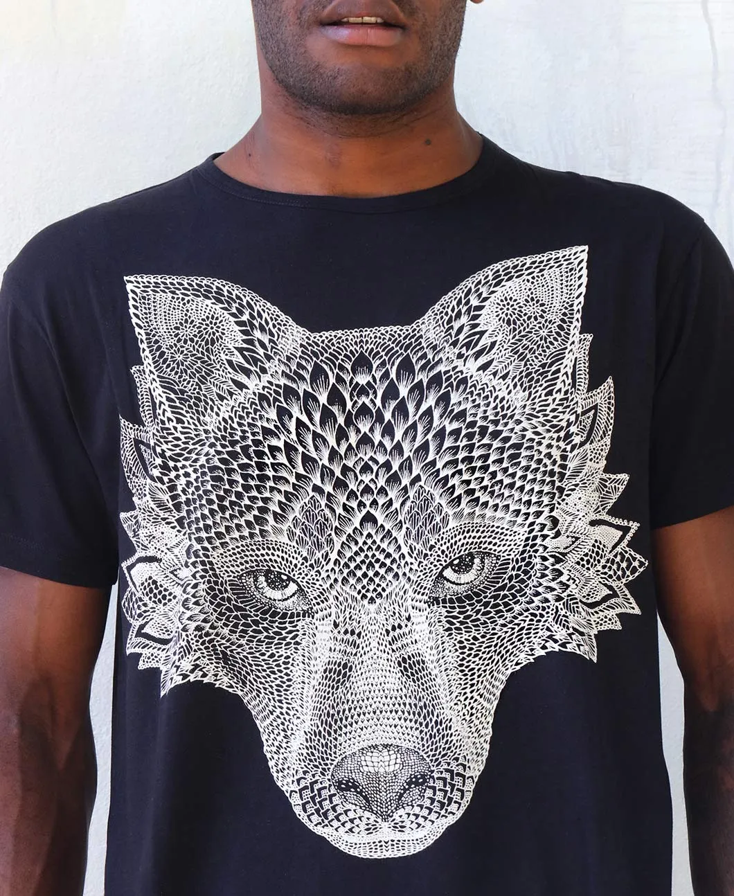 Black Wolf Men Tee