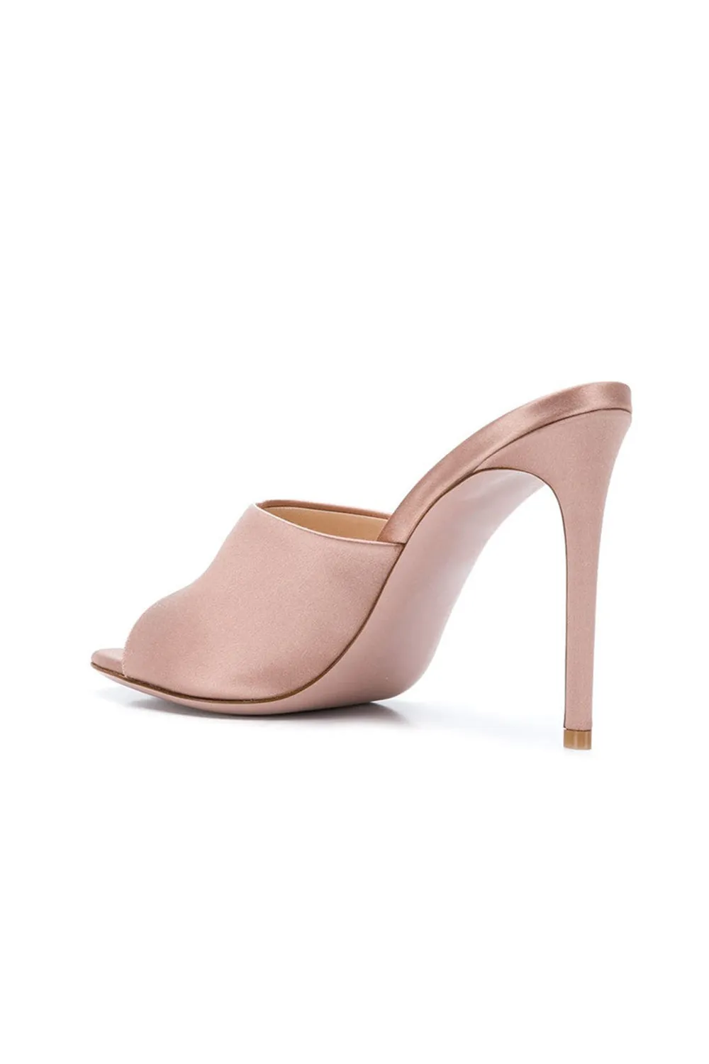 Blush Open Toe Women High Heels