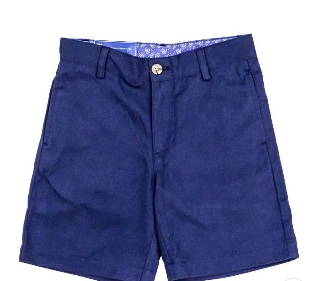 Boy Short, Navy Twill