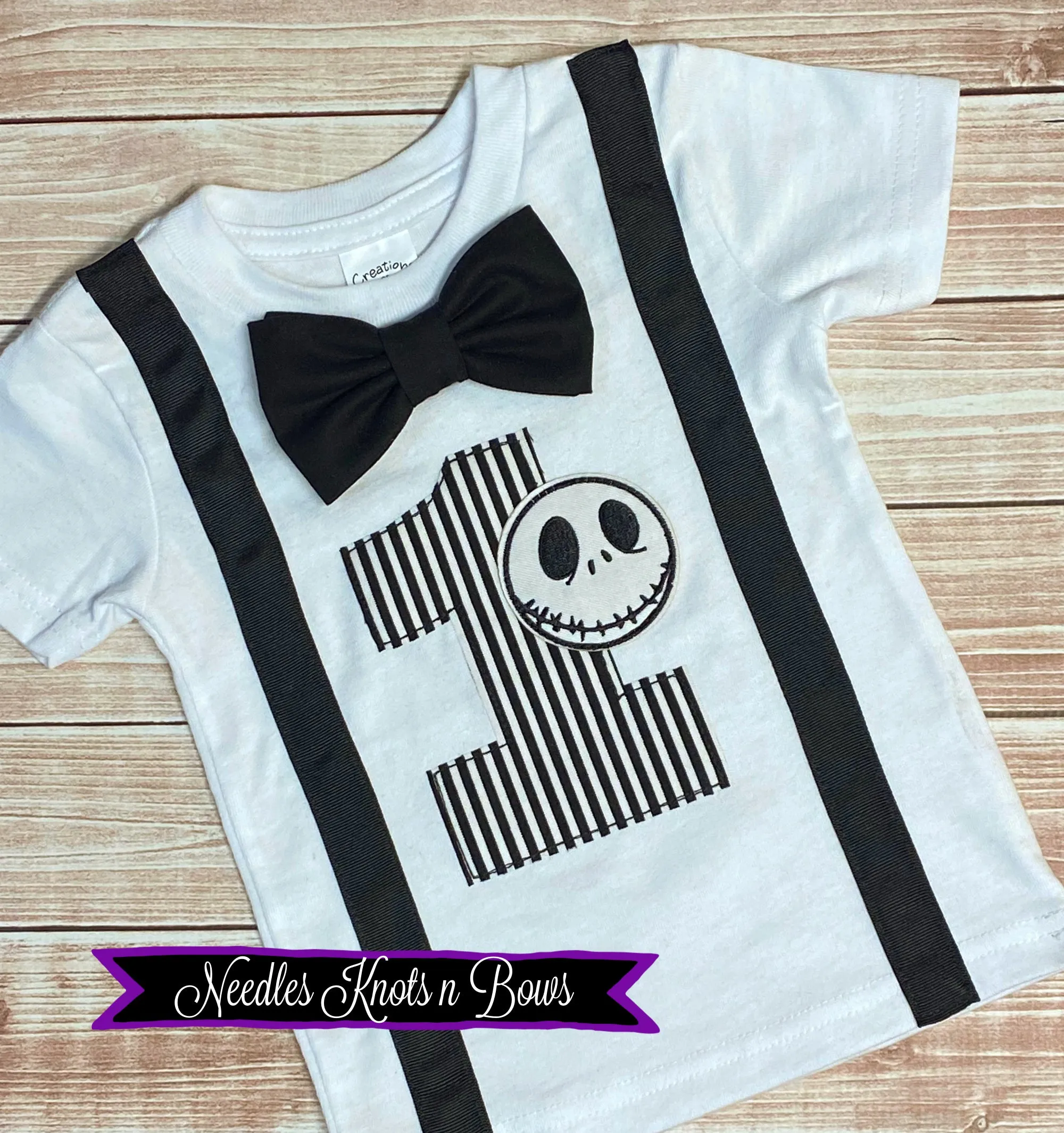 Boys Nightmare Before Christmas 1st Birthday Outfit