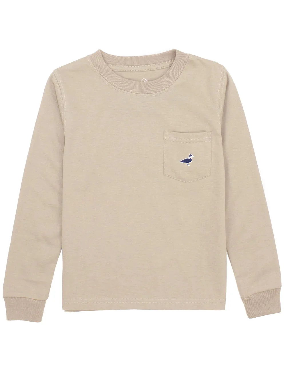 Boys Parker Pocket Tee LS Sand