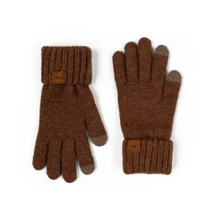 Britts Knits Ladies Brown Mainstay Gloves