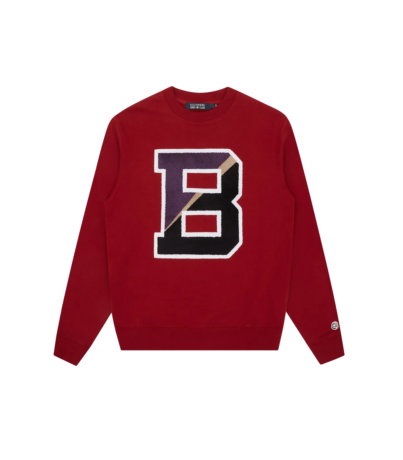 COLLEGIATE CHENILLE PATCH CREWNECK - RED