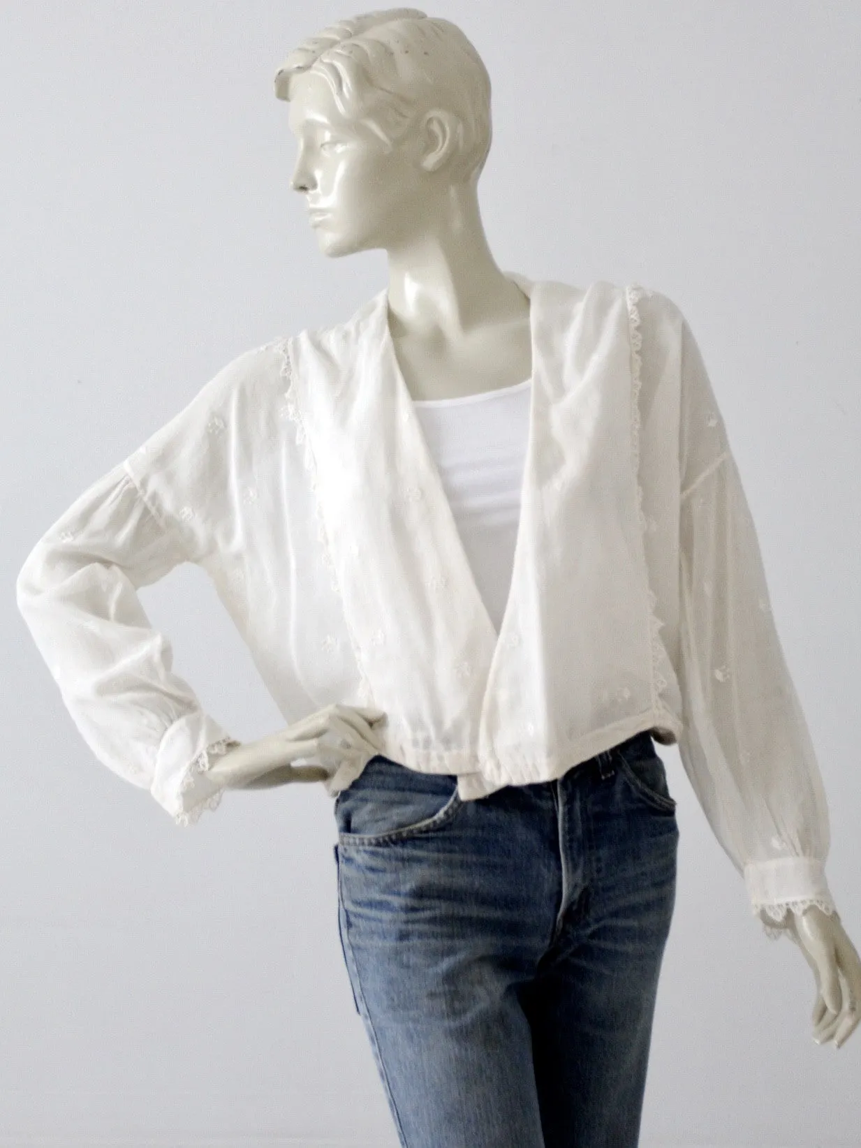 Edwardian open blouse