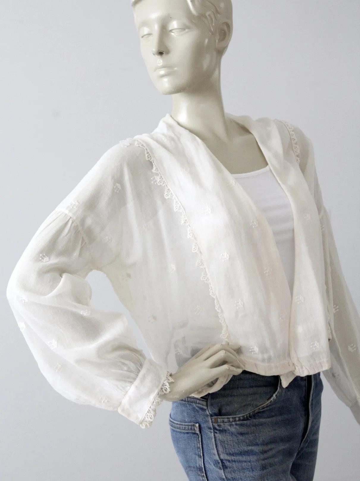 Edwardian open blouse