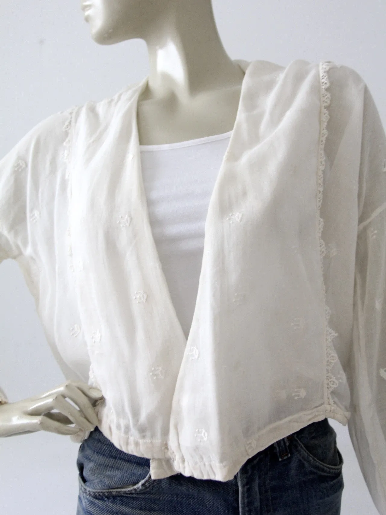 Edwardian open blouse