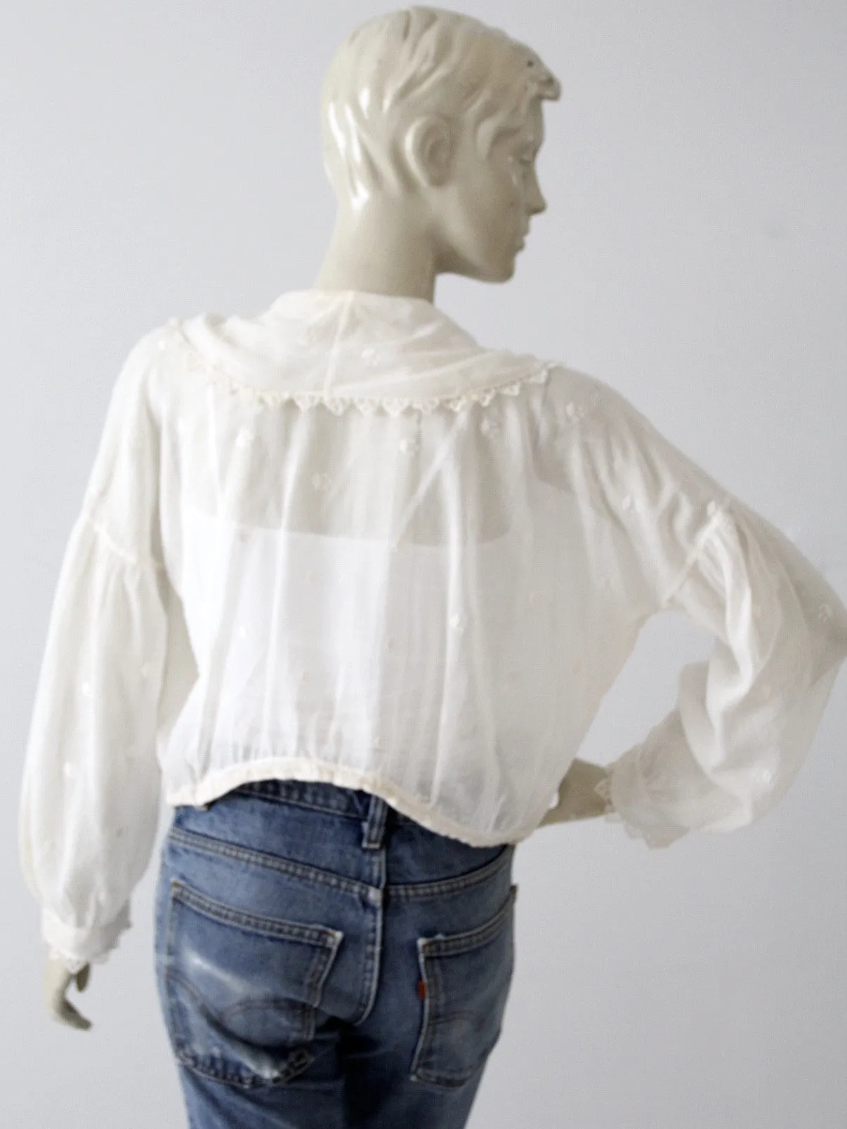 Edwardian open blouse