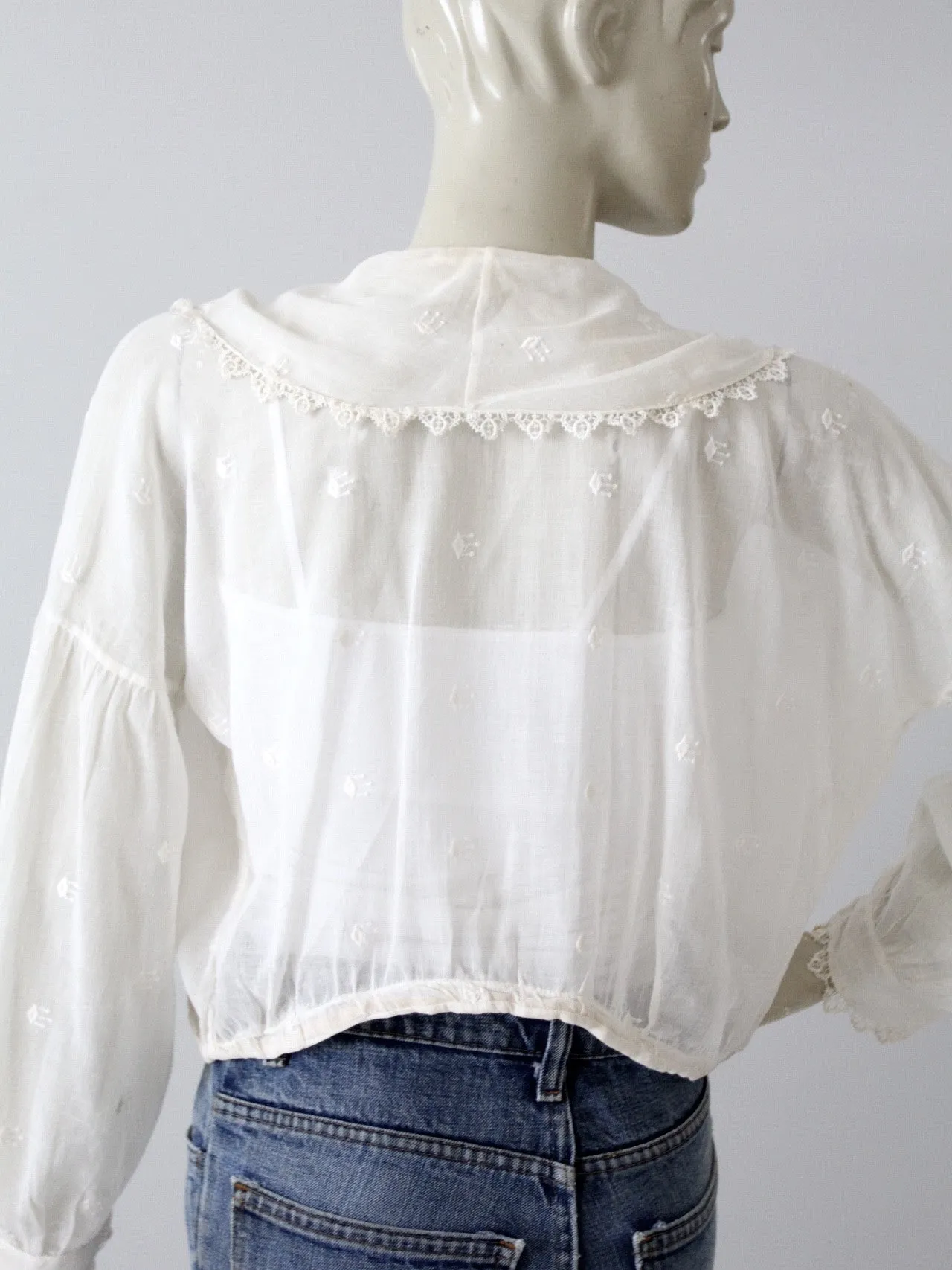 Edwardian open blouse