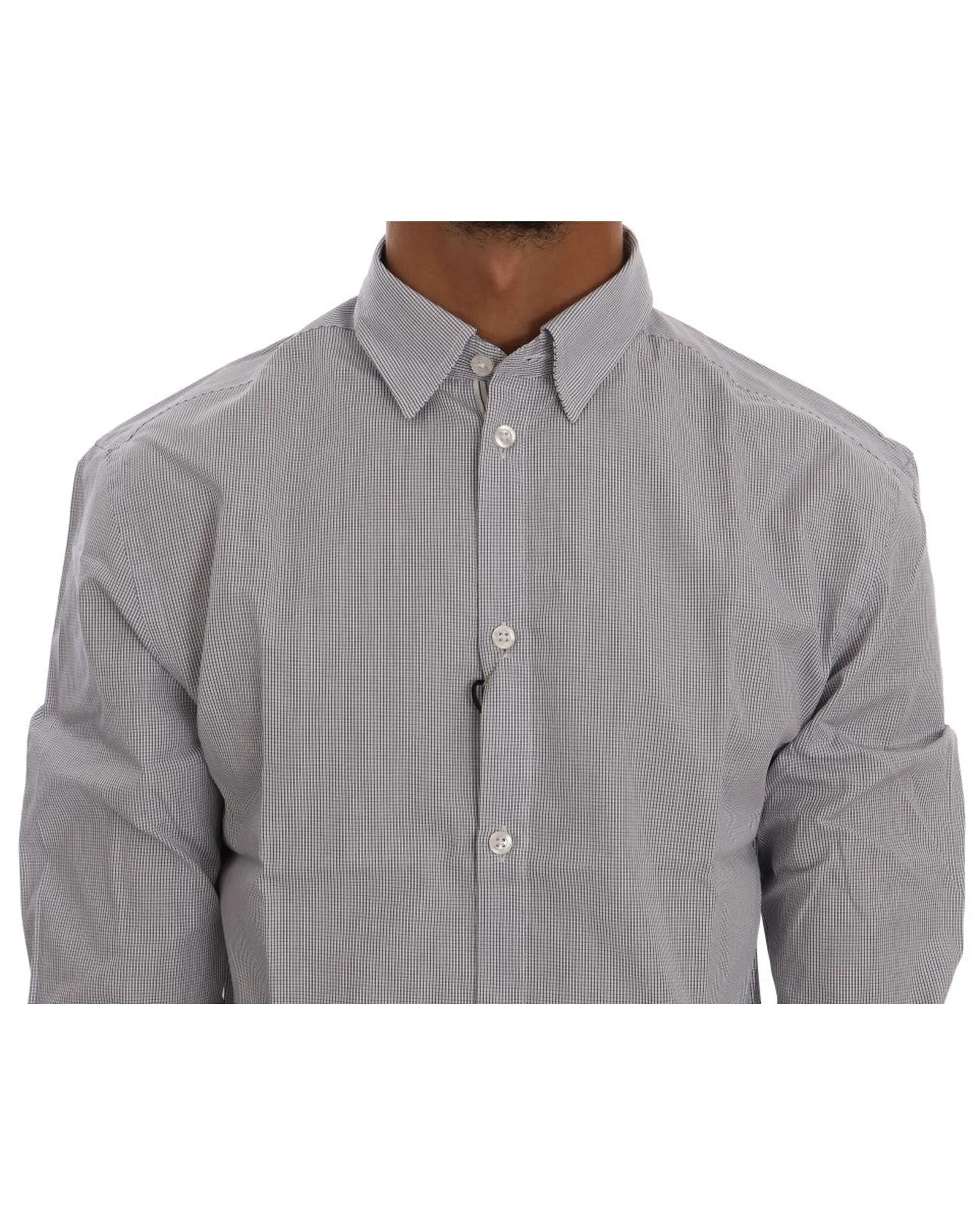 Frankie Morello Men's Striped Dress Shirt