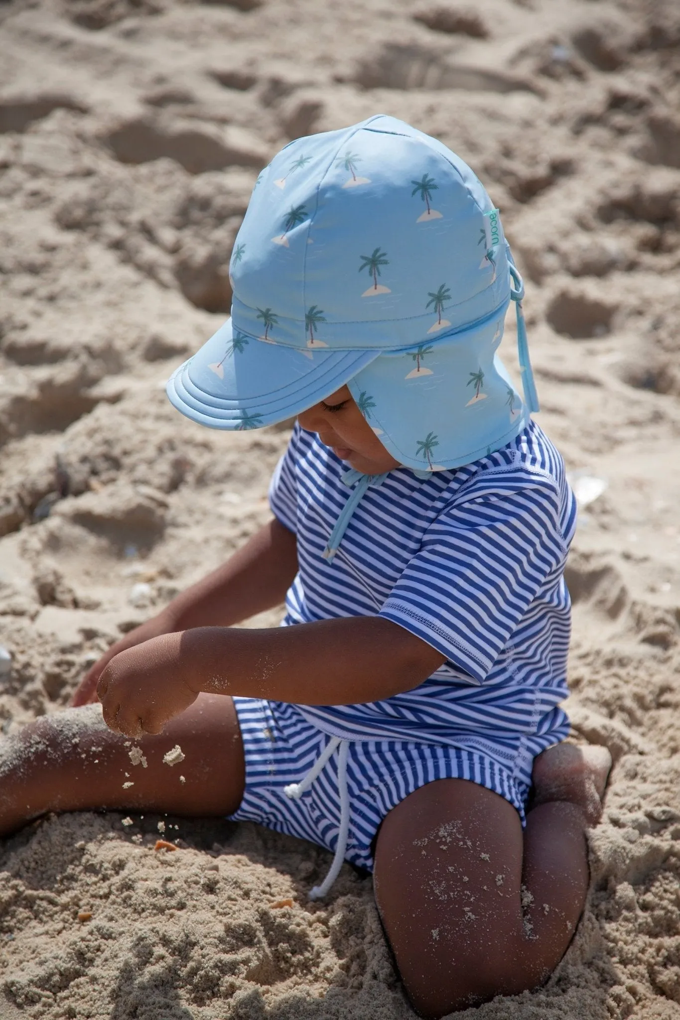 Island Swim Flap Cap