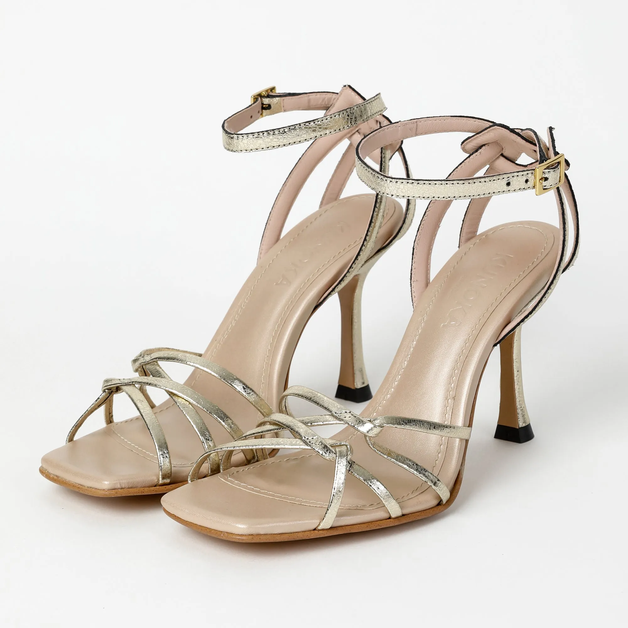 KARASSA high heel sandal - Goldfinch