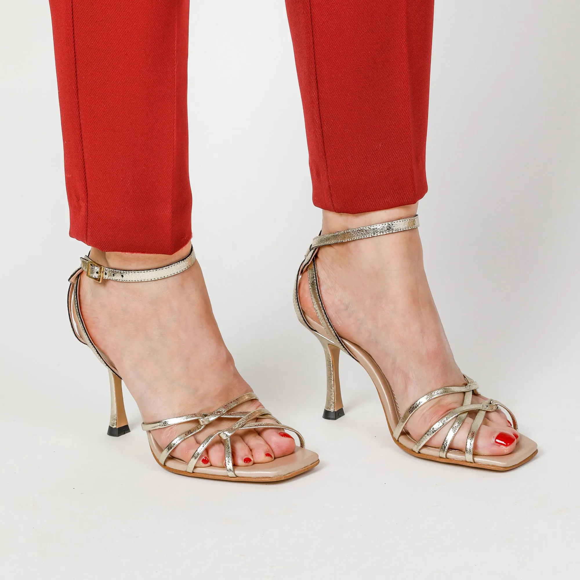 KARASSA high heel sandal - Goldfinch