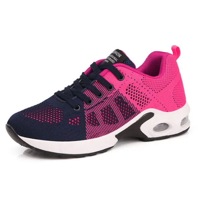 LZJ New Platform Sneakers Shoes Breathable Casual Shoes Woman Fashion Height Increasing Ladies Shoes Plus Size 35-42 2019