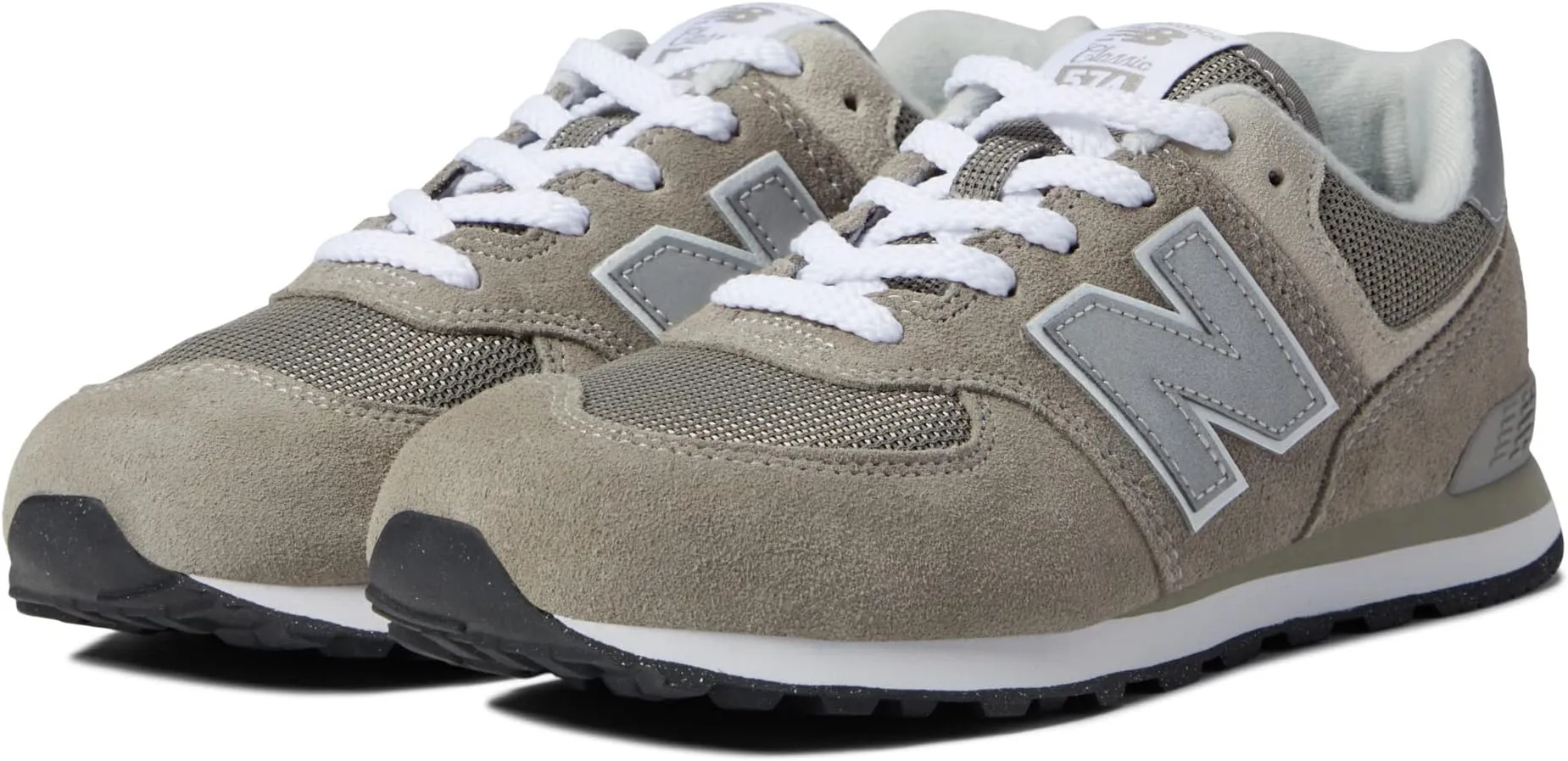 New Balance 574 Core Sneakers, Grey/White