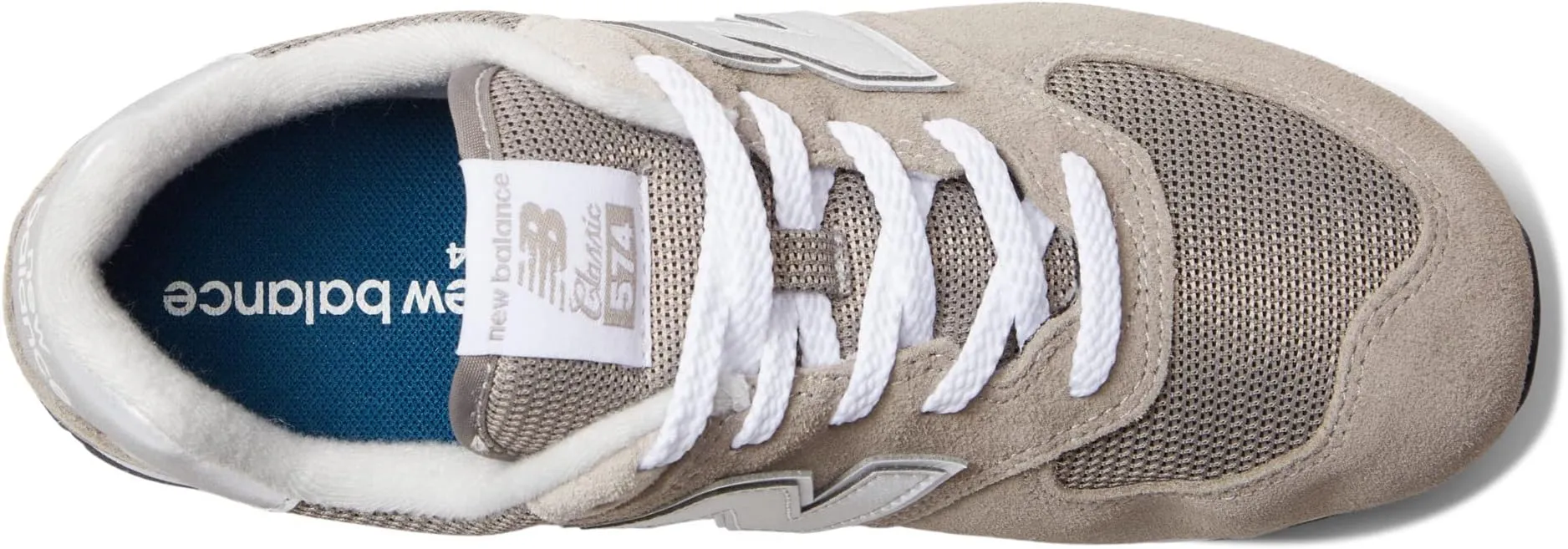 New Balance 574 Core Sneakers, Grey/White