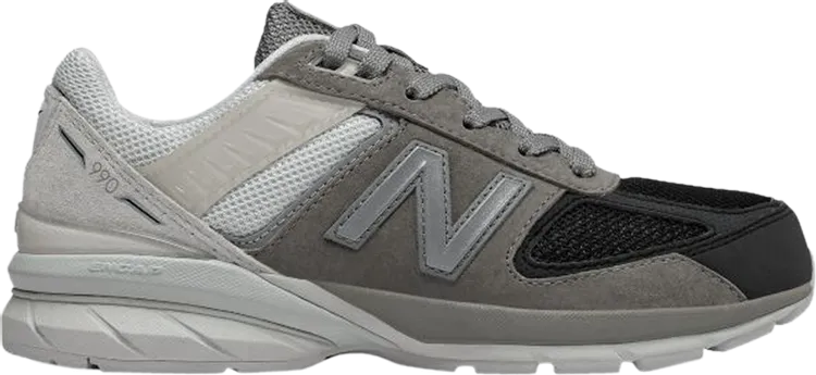 New Balance 990v5 Big Kid 'Marblehead' sneakers, gray