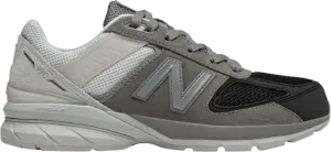 New Balance 990v5 Big Kid 'Marblehead' sneakers, gray