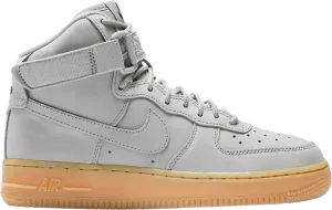 Nike Air Force 1 High WB GS 'Grey Gum' sneakers, gray