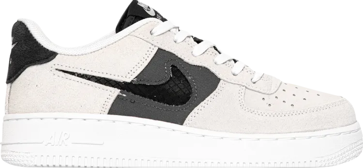 Nike Air Force 1 Low GS sneakers, white-black