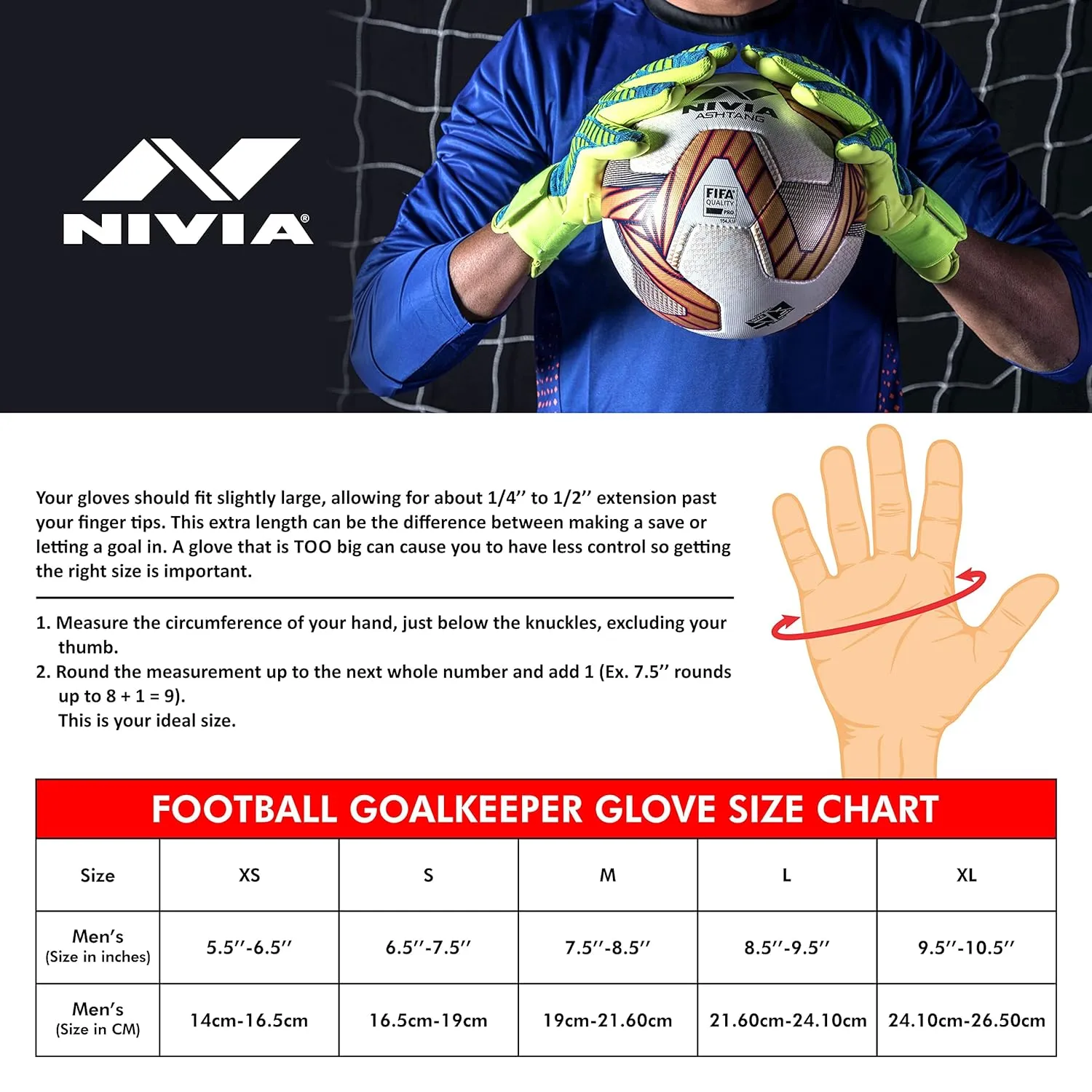 Nivia Force Goalkeeper Gloves