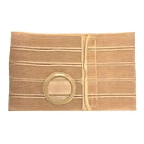 Nu-Hope Nu-Form™ Support Belt, 2-1/4" Stoma, 9" Wide, Right, 1-1/2" From Bottom, Contoured, XL (41" to 47" Waist), Beige