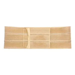 Nu-Hope Support Belt, Original Flat Panel, 7" Wide, Left, 1" From Bottom, No Hole, Medium (32" to 36" Waist), Beige