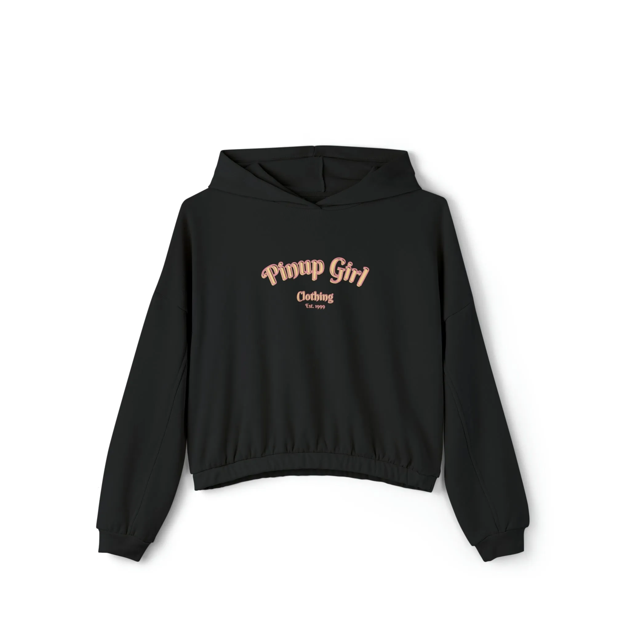 Pinup Girl Clothing Logo Women's Cropped Hoodie | 3 Colors | Pinup Couture