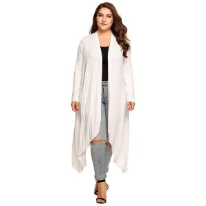 Plus Size - Women Cardigan Long Jacket,  Large Sweater, Big Oversized L-5XL (US 10-34)