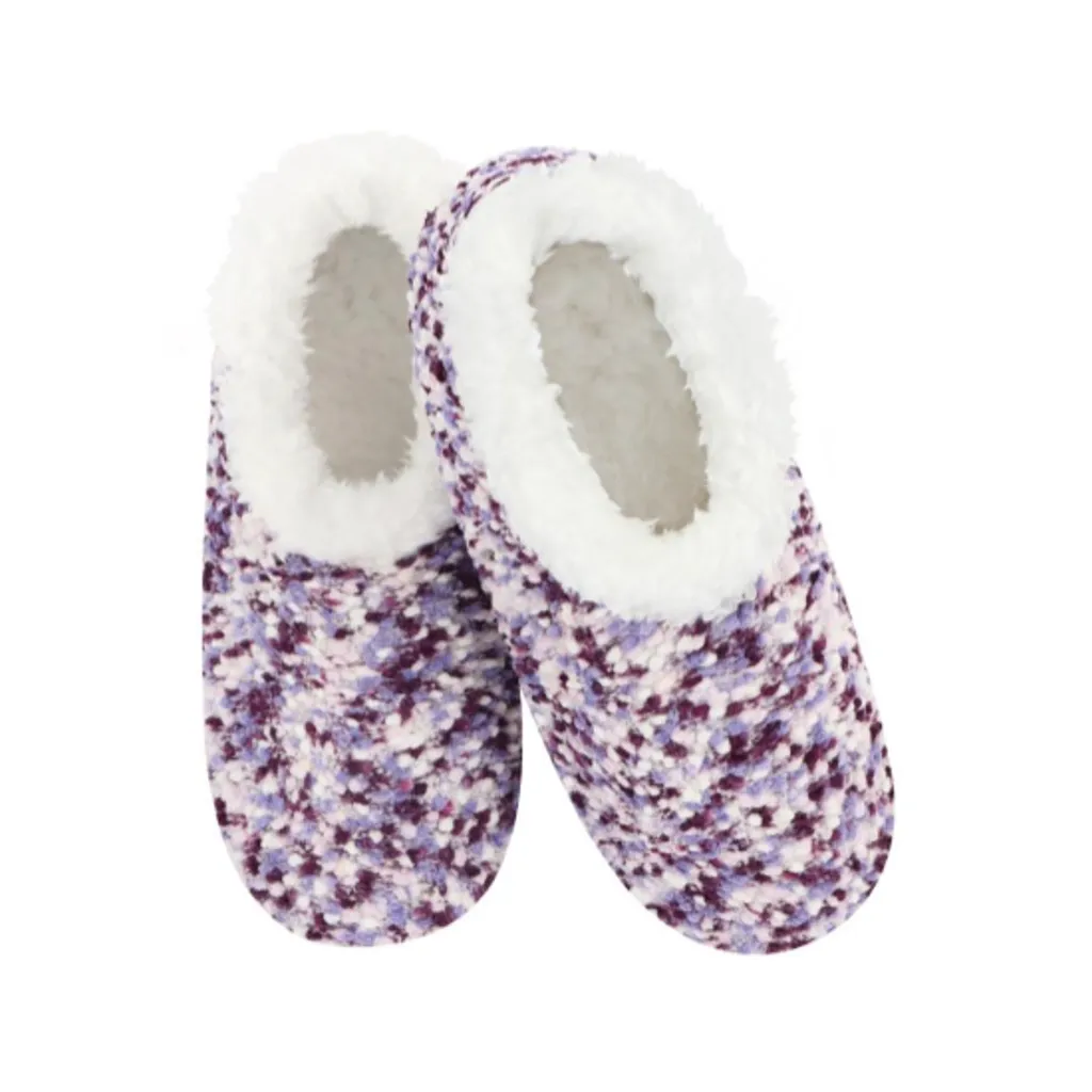 Popcorn Stitch Snoozies Slippers - Womens