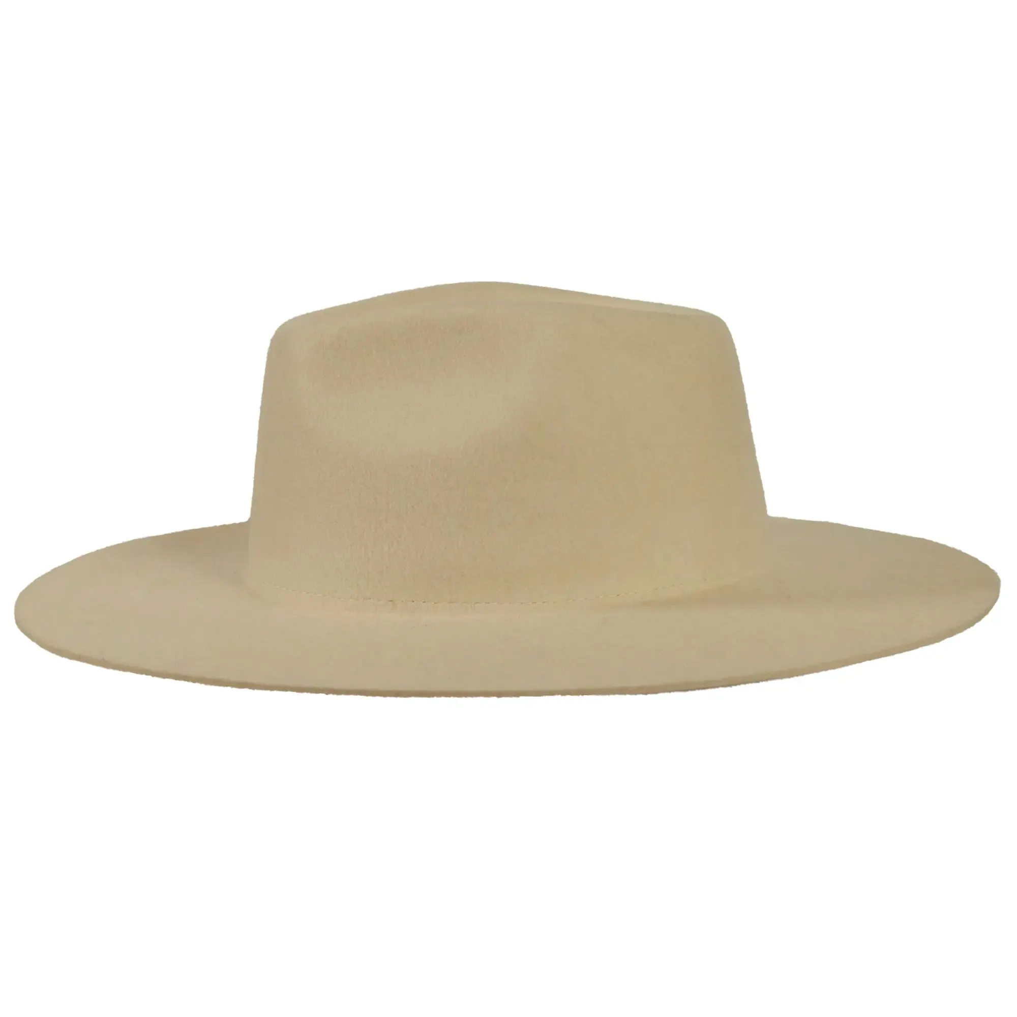 Rancher | Womens Wide Brim Felt Fedora Hat