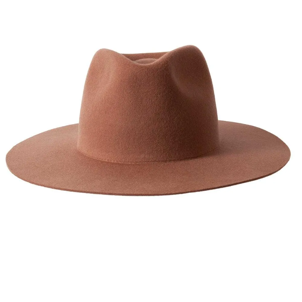 Rancher | Womens Wide Brim Felt Fedora Hat