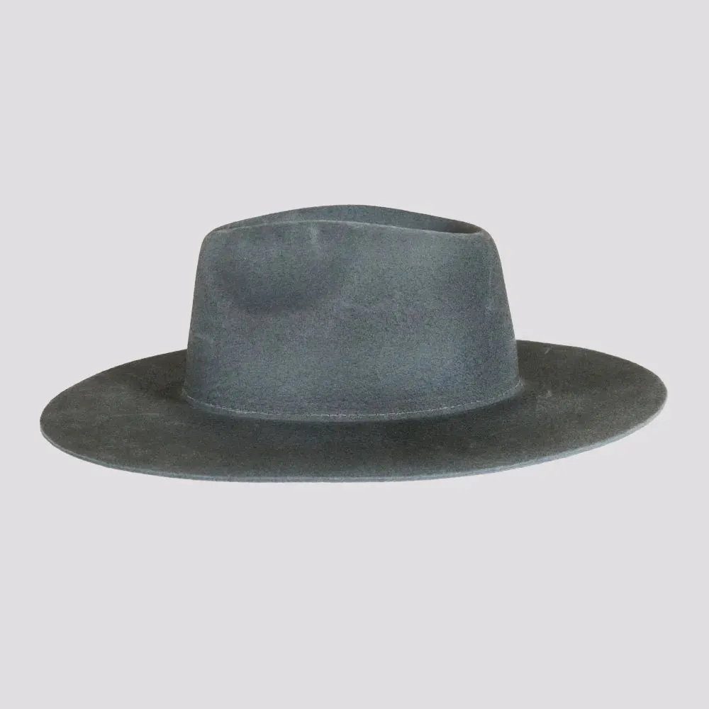 Rancher | Womens Wide Brim Felt Fedora Hat