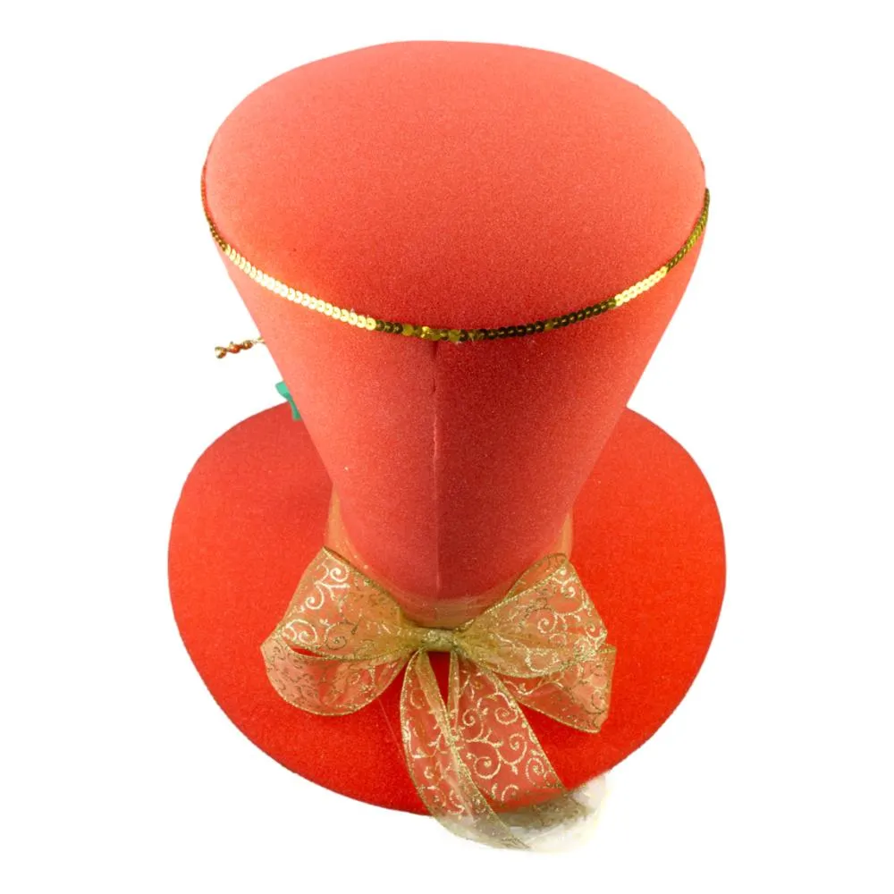 Red Christmas Bride Hat