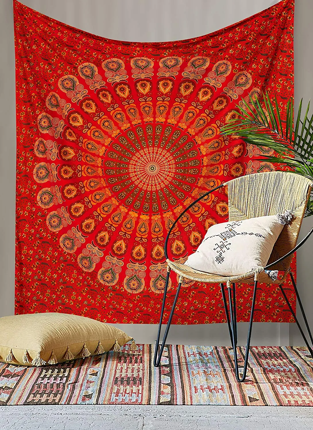 Red Love Tapestry