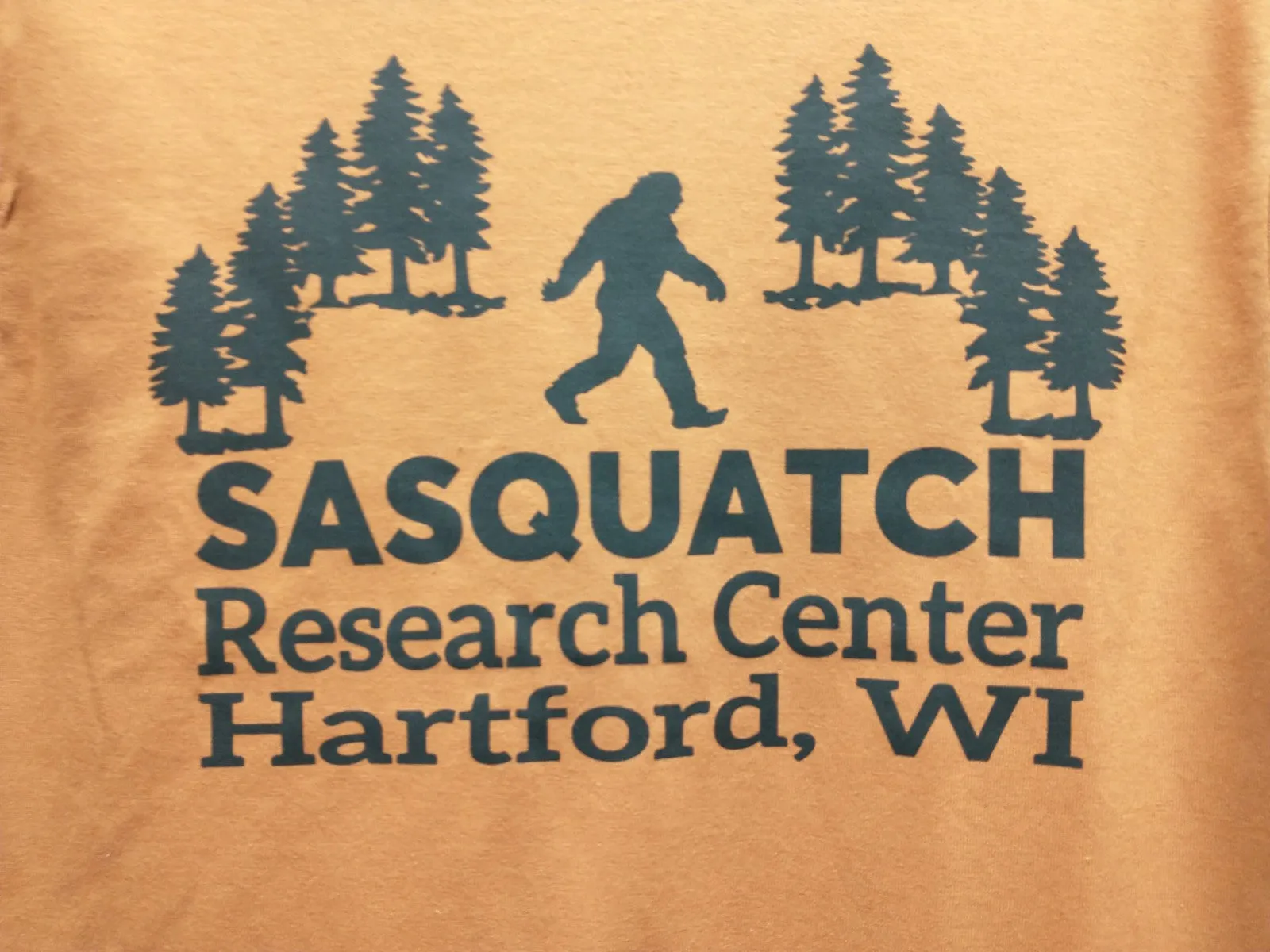 Sasquatch Research Center T-Shirt - Texas Orange