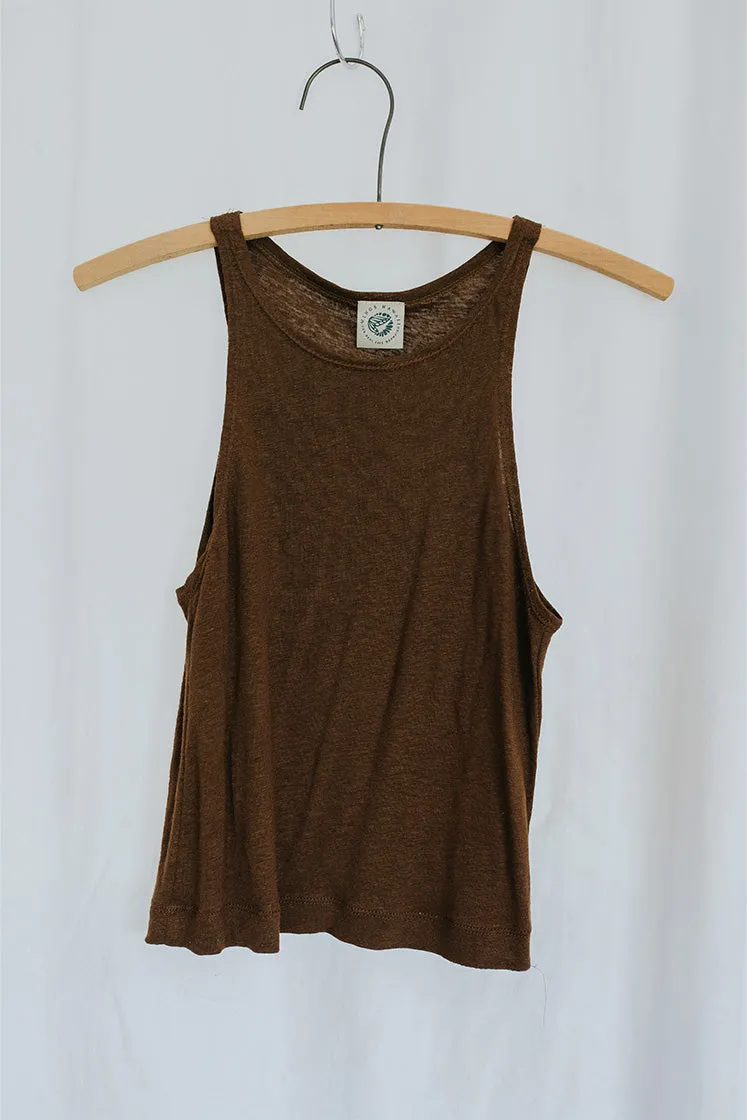 Slinky Brooke Tank - Brown