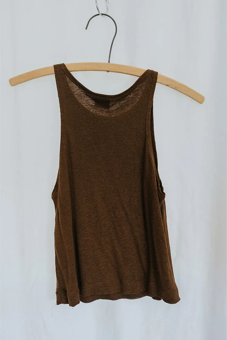 Slinky Brooke Tank - Brown