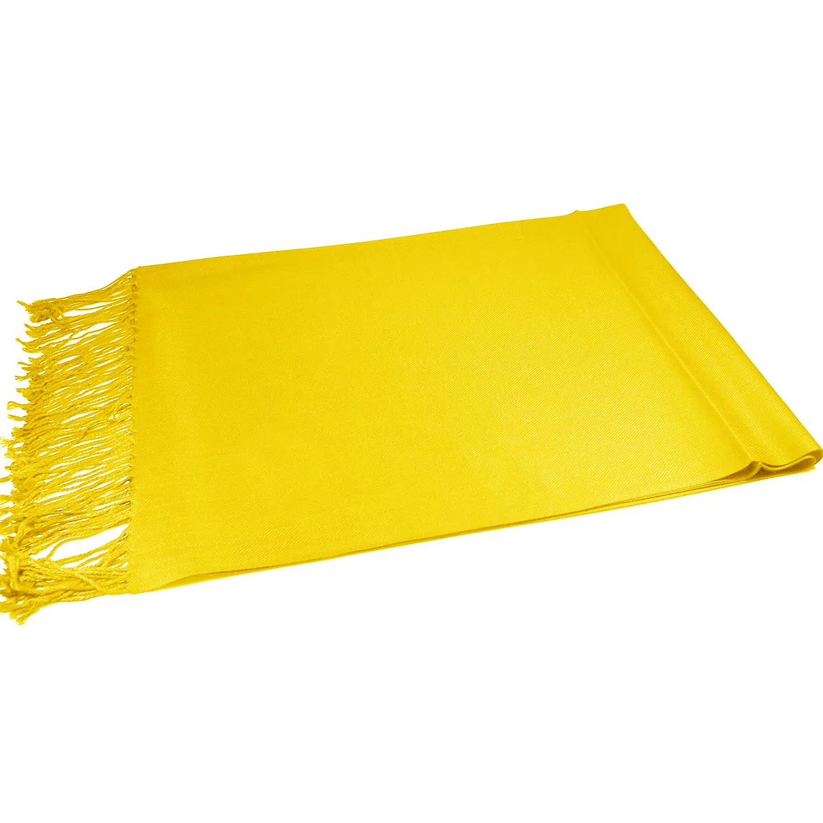 Solid Golden Yellow Pashmina Scarves