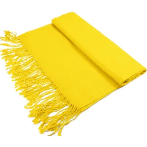 Solid Golden Yellow Pashmina Scarves